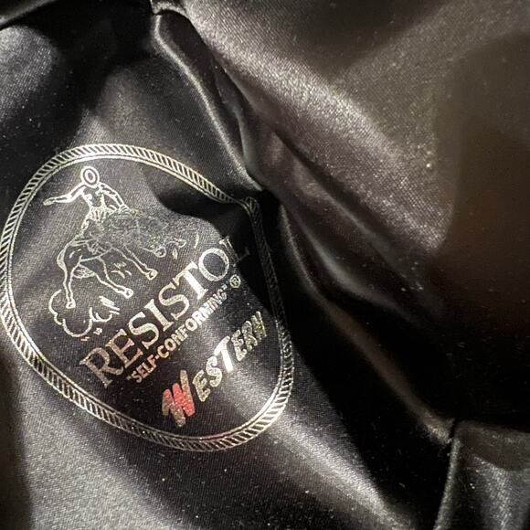 Resistol Men's Ox Bow 6X Black Felt Hat Cattleman Crown One Size NWT - Picture 9 of 12